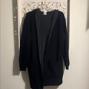 Zara Black and Gray Cardigan